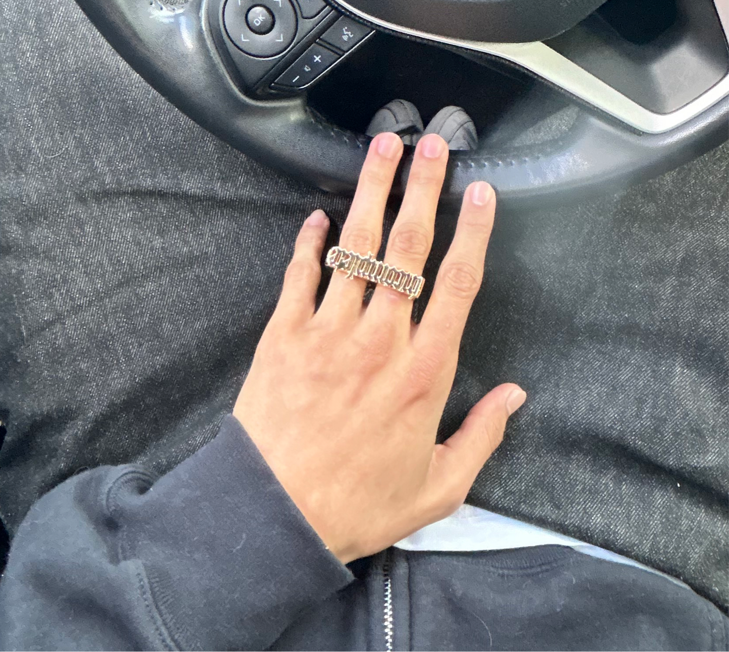 incomplete 2 Finger Ring