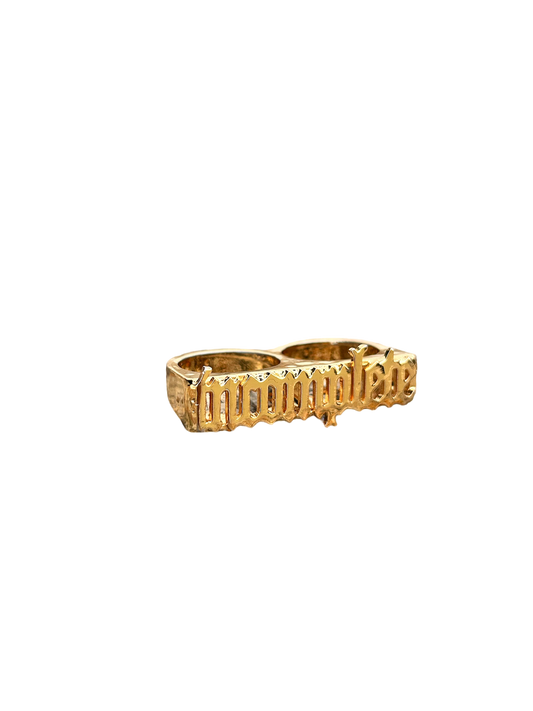 incomplete 2 Finger Ring